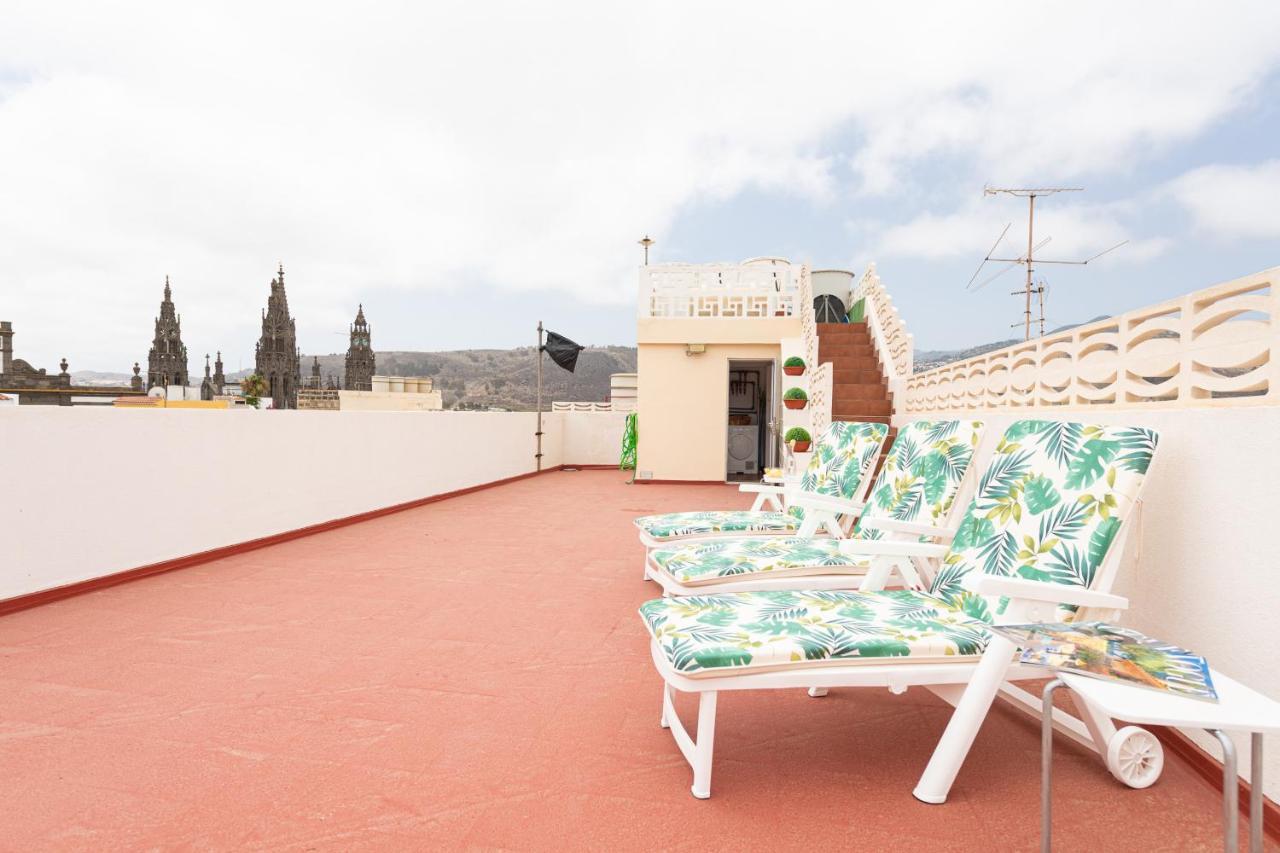 Homeforguest New Duplex With Rooftop Next To Arucas Cathedral Buitenkant foto